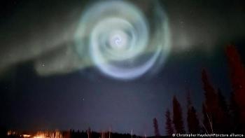 Espiral aurora boreal