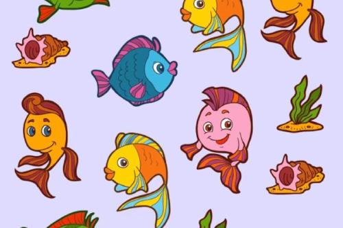 Acertijo ¡Alerta astutos! En este acertijo visual, encuentra los peces sin pareja