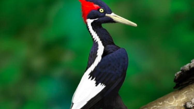 pájaro carpintero pico de márfil pájaro carpintero pico de márfil