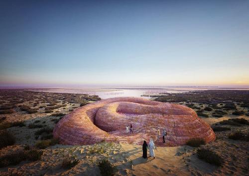 Abu Dhabi Flamingo Visitor Center: cuando el diseño y tecnología se funden con l