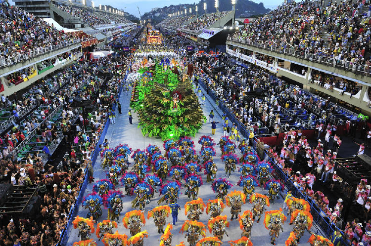 carnaval brasil desfile de carnaval en rio de janeiro