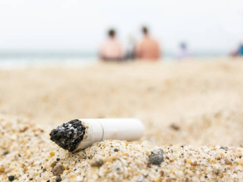 Construir con colillas de cigarrillo