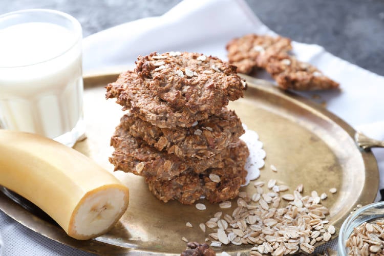 galletas avena banana