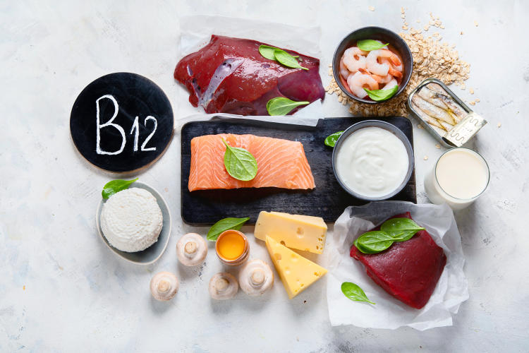 alimentación saludable vitamina B12