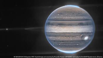 Imagen de Júpiter captada por el telescopio espacial James Webb.