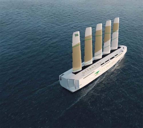 El barco eólico más grande del mundo zarpará en 2024
