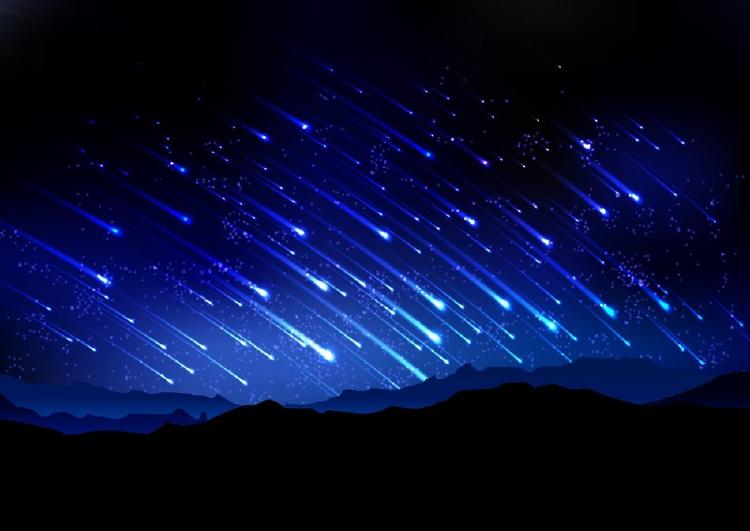 lluvia de estrellas meteoros