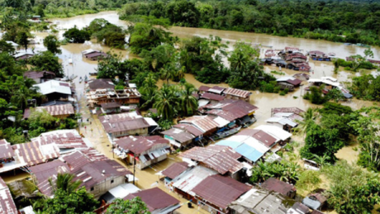 inundacion colombia Vista de una inundación por las fuertes lluvias en en Cartagena (Colombia). EFE/Ricardo Maldonado Rozo/Archivo