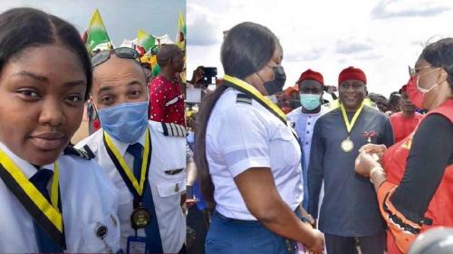 Nigeria celebra el aterrizaje de la primera mujer piloto