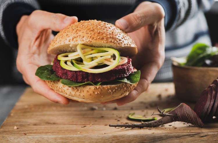 hamburguesa vegetal hamburguesa vegetal