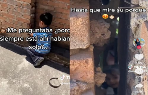 niño pared niño pared