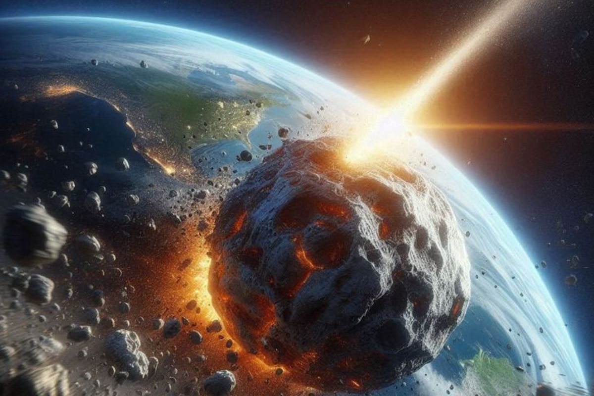 Un grupo de investigadores encendió las alarmas tras detectar que un asteroide podría colisionar con la Luna en la próxima década. (Imagen: Pinterest)