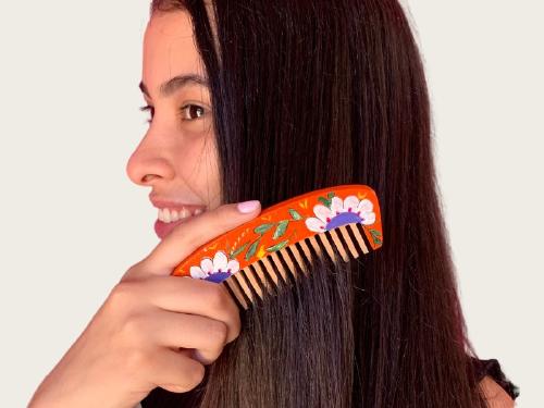 Peine de madera alternativa sustentable Peine de madera alternativa sustentable