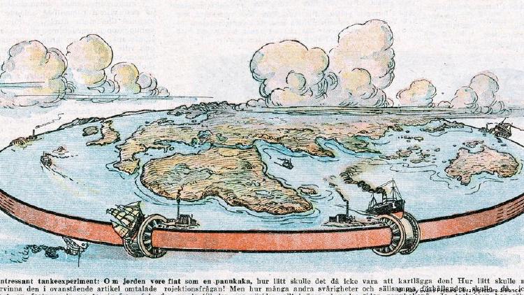 Tierra plana ¿Y si la tierra fuera plana como una torta...?