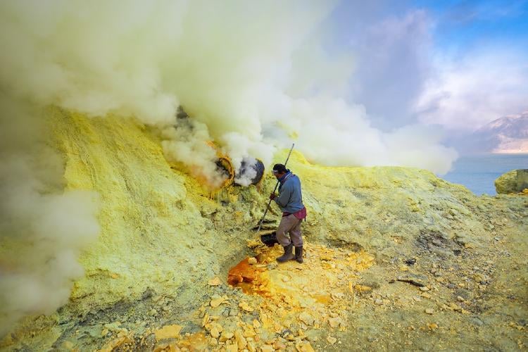 volcán Kawah Ijen