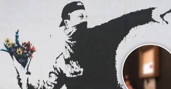 Una obra de Banksy se autodestruye en el momento en que es subastada por 1,18 millones