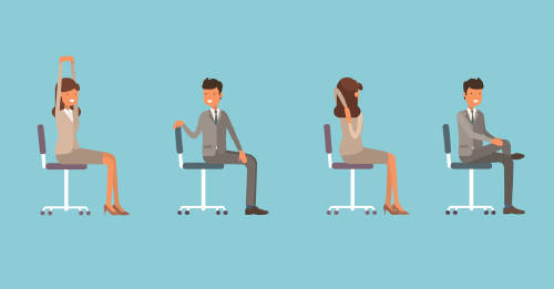 5 sencillos ejercicios para liberar la tensión del cuerpo durante la jornada laboral