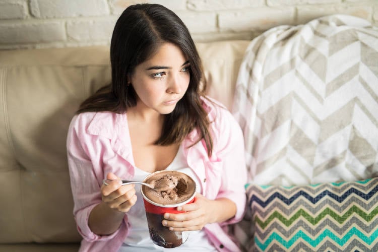 comer helado